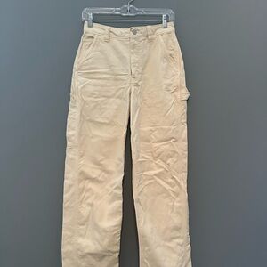 Aritzia TNA Greenwich Pant, size 4, beige